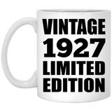 97th Birthday Vintage 1927 Limited Edition - 11oz Coffee Mug