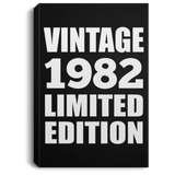 42nd Birthday Vintage 1982 Limited Edition - Canvas Portrait