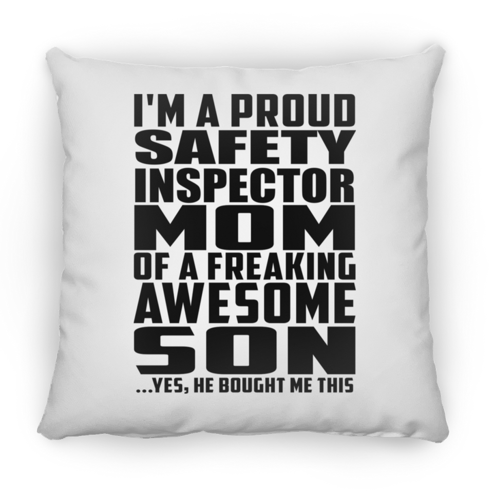 Proud Safety Inspector Mom Of Awesome Son - Throw Pillow