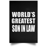 World's Greatest Son In Law - Poster Portrait