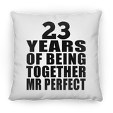 23rd Anniversary 23 Years Of Being Mr Perfect - Throw Pillow
