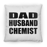 Dad Husband Chemist - Throw Pillow