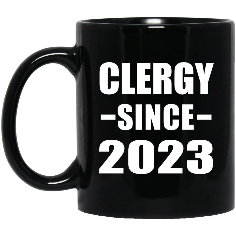 Clergy Since 2023 - 11oz Coffee Mug Black