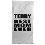Terry Best Mom Ever - Hand Towel
