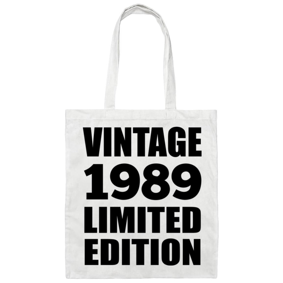 35th Birthday Vintage 1989 Limited Edition - Tote Bag White
