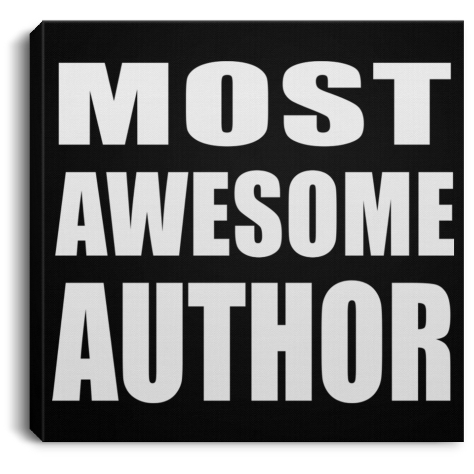 Most Awesome Author - Canvas Square