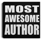 Most Awesome Author - Canvas Square