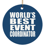 World's Best Event Coordinator - Circle Ornament