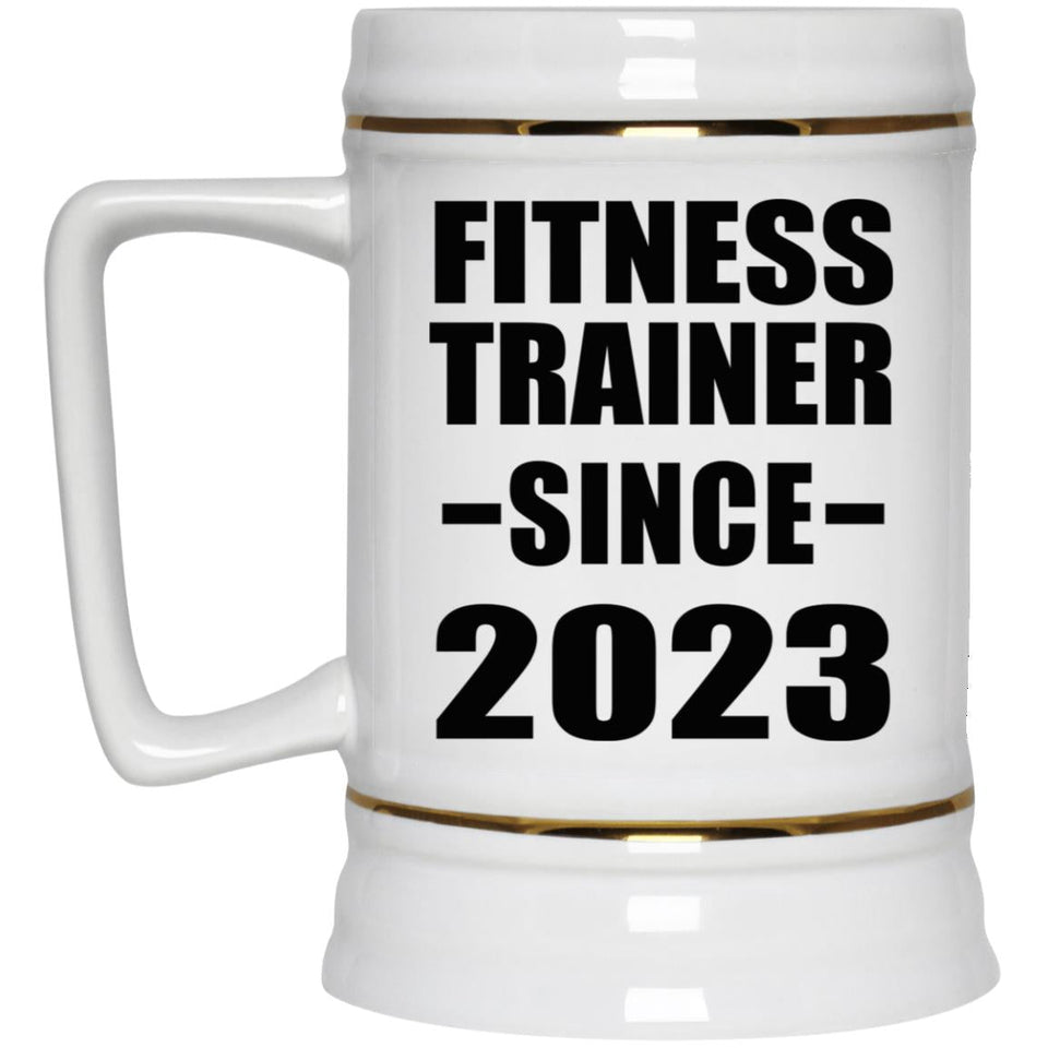 Fitness Trainer Since 2023 - Beer Stein