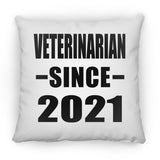 Veterinarian Since 2021 - Throw Pillow