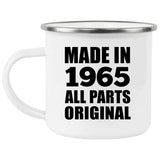 59th Birthday Made in 1965 All Parts Original - 12oz Camping Mug