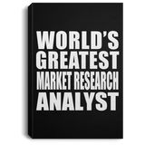 World's Greatest Market Research Analyst - Canvas Portrait
