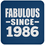 38th Birthday Fabulous Since 1986 - Drink Coaster