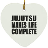 Jujutsu Makes Life Complete - Heart Ornament