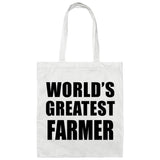 World's Greatest Farmer - Tote Bag White