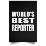 World's Best Reporter - Poster Portrait