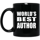 World's Best Author - 11 Oz Coffee Mug Black