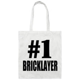 Number One #1 Bricklayer - Tote Bag White