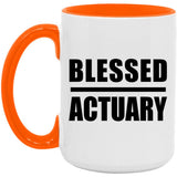 Blessed Actuary - 15oz Accent Mug Orange