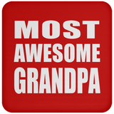 Most Awesome Grandpa - Drink Coaster