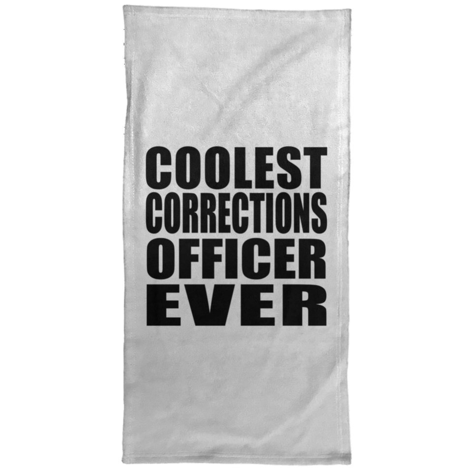 Coolest Corrections Officer Ever - Hand Towel