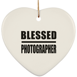 Blessed Photographer - Heart Ornament