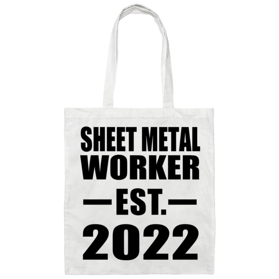 Sheet Metal Worker Established EST. 2022 - Tote Bag White