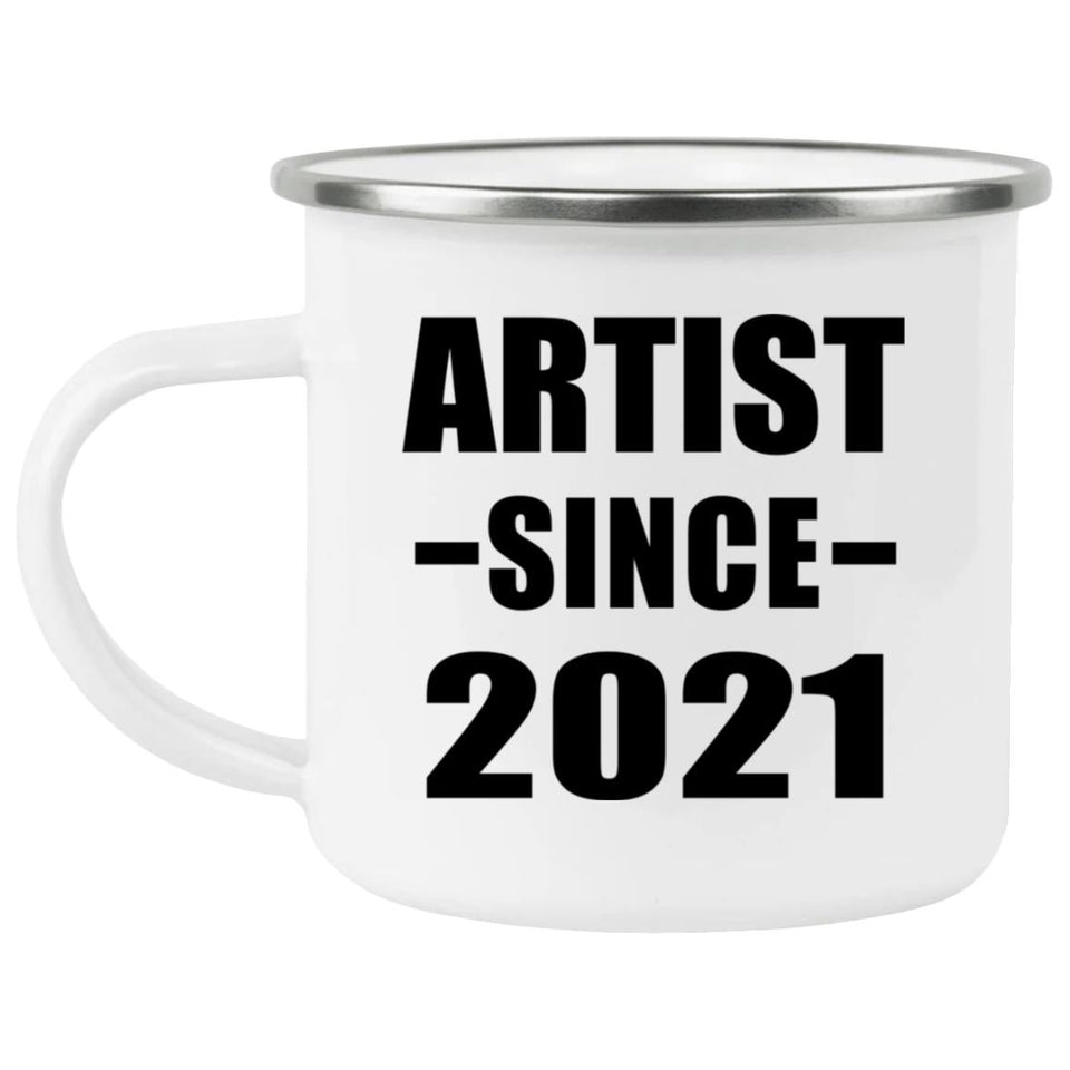 Artist Since 2021 - 12oz Camping Mug
