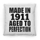 113th Birthday Made In 1911 Aged To Perfection - Throw Pillow