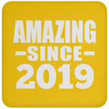 5th Birthday Amazing Since 2019 - Drink Coaster