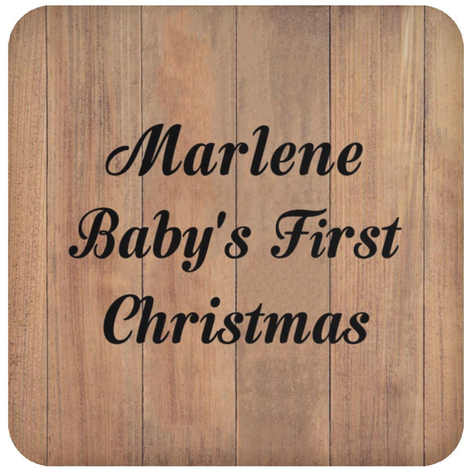 Marlene Baby's First Christmas - Drink Coaster C