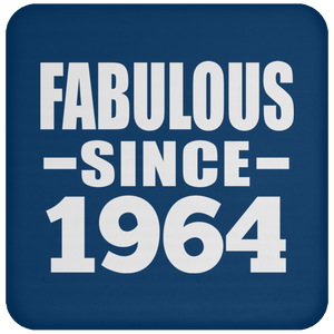 60th Birthday Fabulous Since 1964 - Drink Coaster