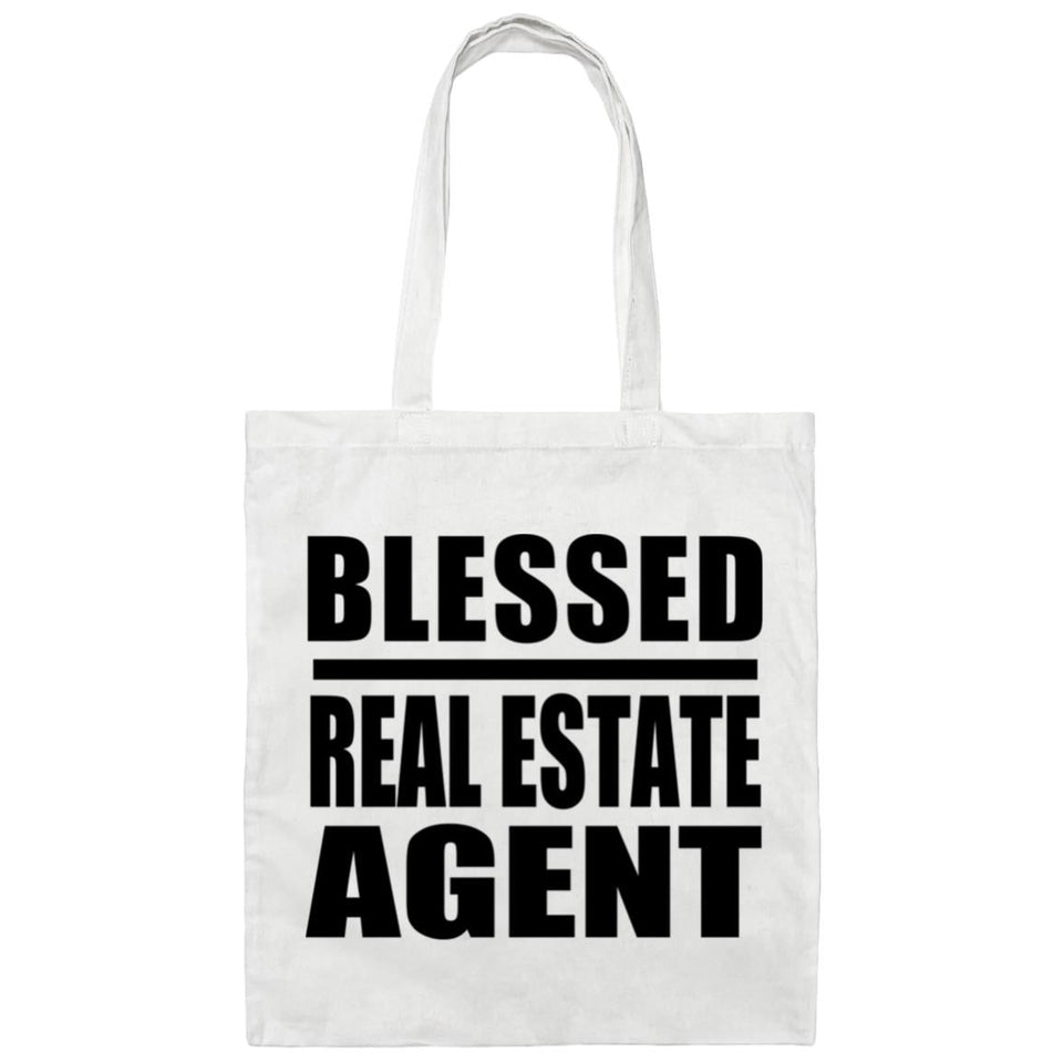 Blessed Real Estate Agent - Tote Bag White