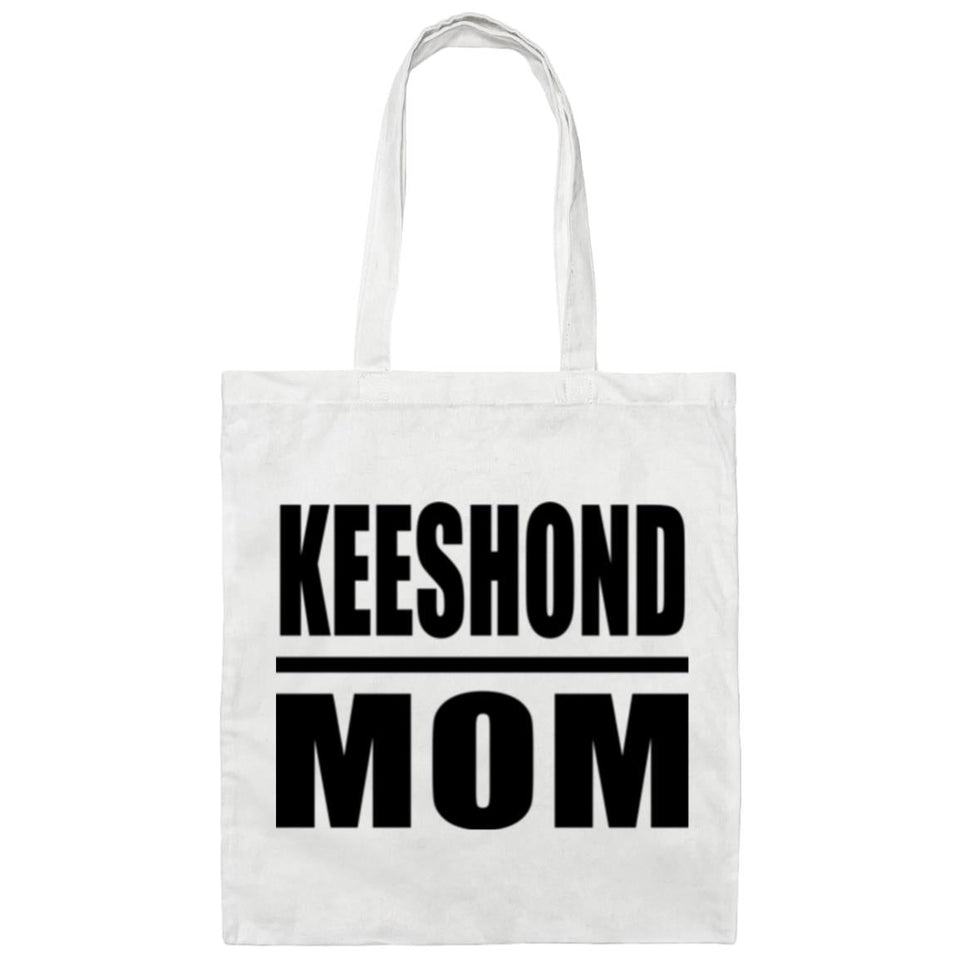 Keeshond Mom - Tote Bag White