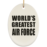 World's Greatest Air Force - Oval Ornament