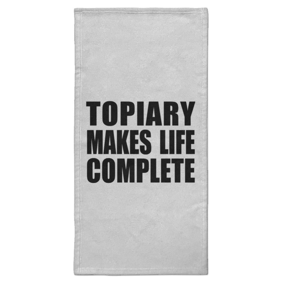 Topiary Makes Life Complete - Hand Towel