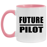 Future Pilot - 11oz Accent Mug Pink