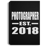 Photographer Established EST. 2018 - Canvas Portrait