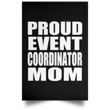 Proud Event Coordinator Mom - Poster Portrait