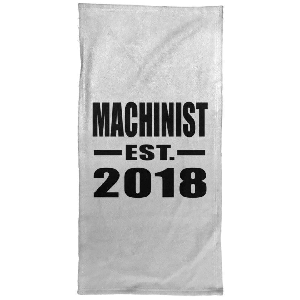 Machinist Established EST. 2018 - Hand Towel