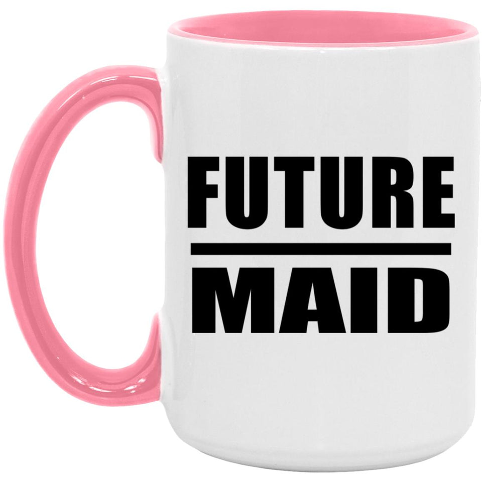 Future Maid - 15oz Accent Mug Pink