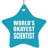World's Okayest Scientist - Star Ornament