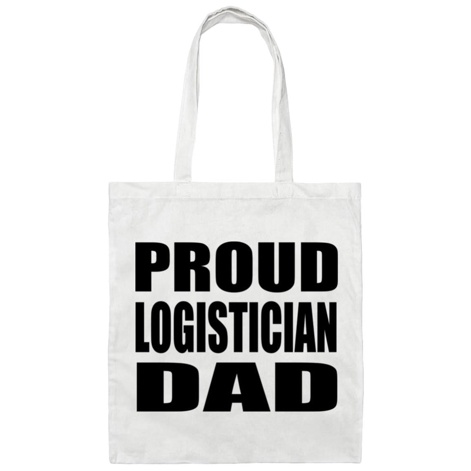 Proud Logistician Dad - Tote Bag White