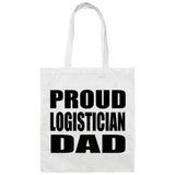 Proud Logistician Dad - Tote Bag White