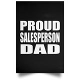 Proud Salesperson Dad - Poster Portrait