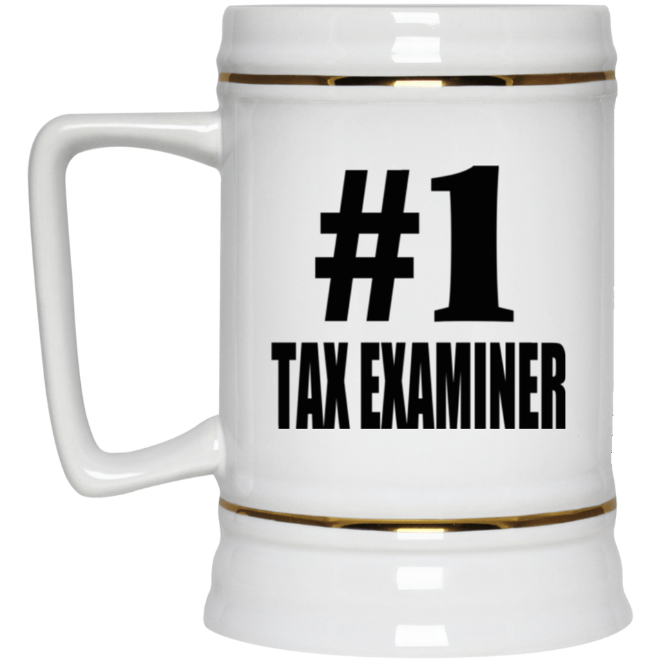 Number One #1 Tax Examiner - Beer Stein