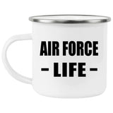 Air Force Life - 12oz Camping Mug