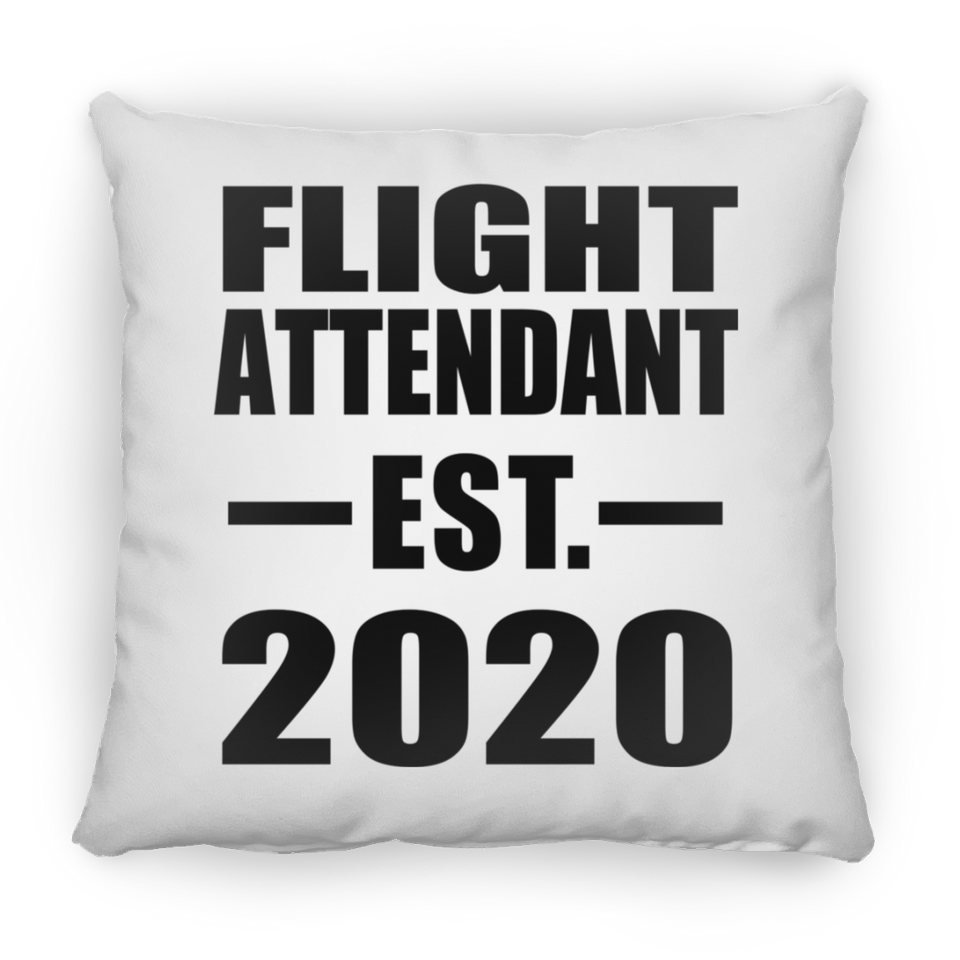 Flight Attendant Established EST. 2020 - Throw Pillow