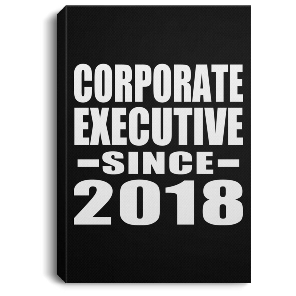 Corporate Executive Since 2018 - Canvas Portrait
