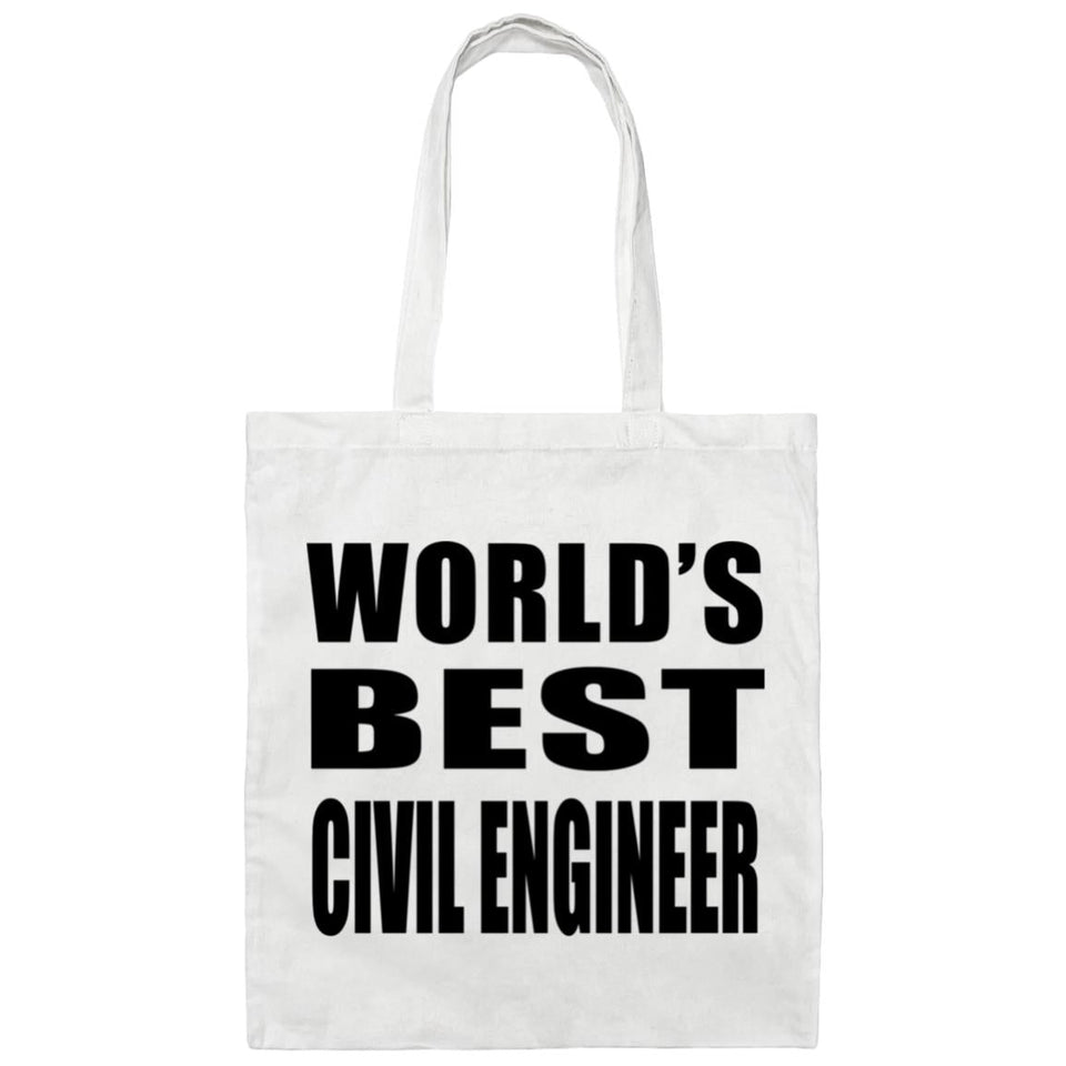World's Best Civil Engineer - Tote Bag White